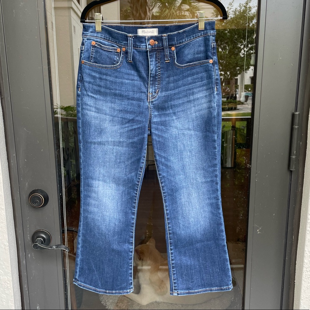 Madewell Petite Cali Demi-Boot Jeans in Danny Wash: TENCEL Denim Edition